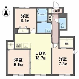 間取図画像 3LDK
