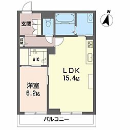 間取図画像 1LDK