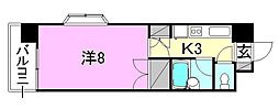 間取図画像 1K