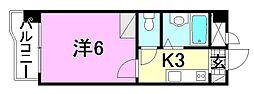 間取図画像 1K