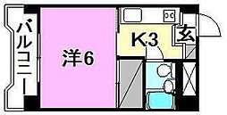 間取図画像 1K