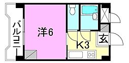間取図画像 1K