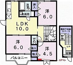 ウッドパークNA 3LDKの間取図画像