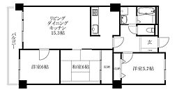 ロイヤルメゾン岩崎町 3LDKの間取図画像