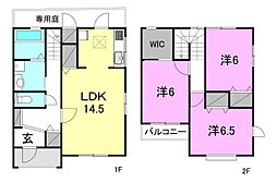 サンシエスタC 3LDKの間取図画像