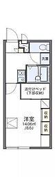 レオパレスラティーナ 1Kの間取図画像
