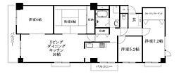 ロイヤルメゾン岩崎町 4LDKの間取図画像