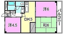 間取図画像 3DK