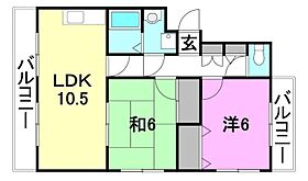 ユーミーWATANABE 302 号室 ｜ 愛媛県東温市田窪（賃貸マンション2LDK・3階・58.13㎡） その2