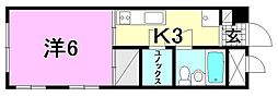 間取図画像 1K