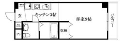 間取図画像 1K