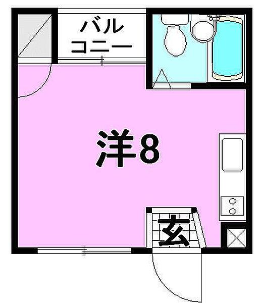 清水マンション 201 号室｜愛媛県松山市清水町4丁目(賃貸マンション1R・2階・20.00㎡)の写真 その2