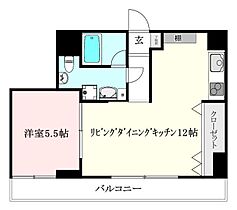 エスペランサ勝山 302 号室 ｜ 愛媛県松山市勝山町2丁目（賃貸マンション1LDK・3階・46.36㎡） その2