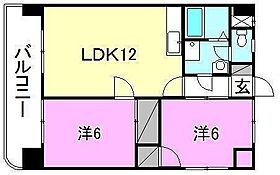 第五中村ビル 703 号室 ｜ 愛媛県松山市枝松6丁目（賃貸マンション2LDK・7階・51.03㎡） その2