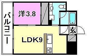 ヴァレーレ県庁前 1003 号室 ｜ 愛媛県松山市二番町4丁目（賃貸マンション1LDK・10階・32.06㎡） その2