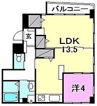 グランドスタジオ5 502 号室 ｜ 愛媛県松山市湯渡町（賃貸マンション1LDK・5階・52.68㎡） その2