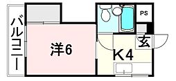 間取図画像 1K
