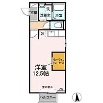 スウィート　ベル 201 号室 ｜ 愛媛県松山市北井門2丁目（賃貸アパート1R・2階・33.89㎡） その2