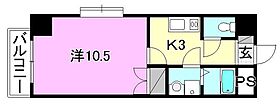 カサグランデ枝松 405 号室 ｜ 愛媛県松山市枝松4丁目（賃貸マンション1K・4階・33.95㎡） その2