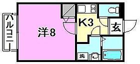 フィオーレ城北 107 号室 ｜ 愛媛県松山市高砂町3丁目（賃貸アパート1K・1階・23.18㎡） その2