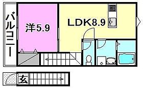 ヴェルグレーヴィア北条中央プレミアム 205 号室 ｜ 愛媛県松山市北条（賃貸アパート1LDK・2階・38.42㎡） その2