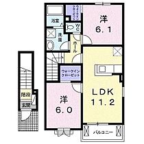 セレノ・セレーノ1・2 2-205 号室 ｜ 愛媛県松山市北条辻（賃貸アパート2LDK・2階・57.64㎡） その2