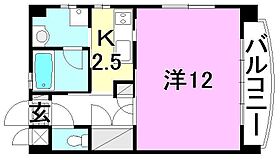 BeSun　Residense 402 号室 ｜ 愛媛県松山市味酒町2丁目（賃貸マンション1K・4階・39.82㎡） その2