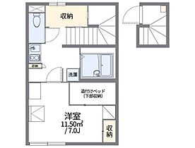 レオパレスボヌールＳ 207 号室 ｜ 愛媛県松山市北吉田町（賃貸アパート1K・2階・26.08㎡） その2