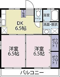 間取図画像 2DK