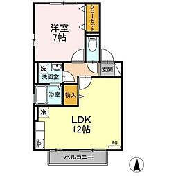 間取図画像 1LDK