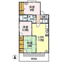 間取図画像 3LDK