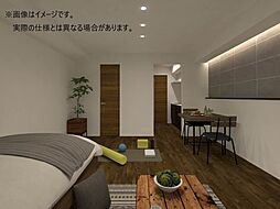 ルポ　マノワール 202 号室 2階ワンルームのリビング/ダイニング