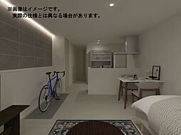 ルポ　マノワール 206 号室 2階ワンルームのリビング/ダイニング