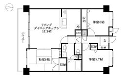 間取図画像 3LDK