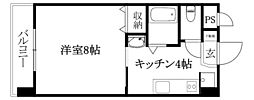 アイエム立花ビル 1Kの間取図画像