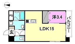 間取図画像 1LDK