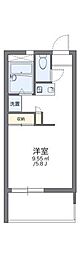 レオパレスグランディル 1Kの間取図画像