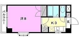 間取図画像 1K
