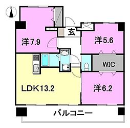 間取図画像 3LDK