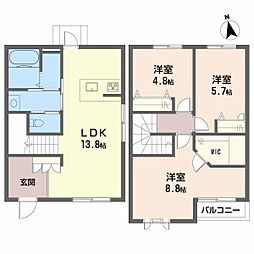 間取図画像 3LDK