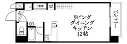 RENO13APARTMENT ワンルームの間取図画像