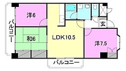 間取図画像 3LDK