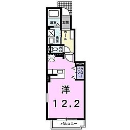 グランシャリオ ワンルームの間取図画像