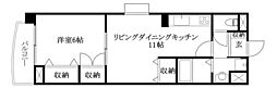 アクシス松前 1LDKの間取図画像