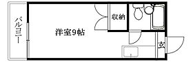 コーポ松下 201 号室 ｜ 愛媛県松山市緑町2丁目（賃貸マンション1R・2階・18.95㎡） その2