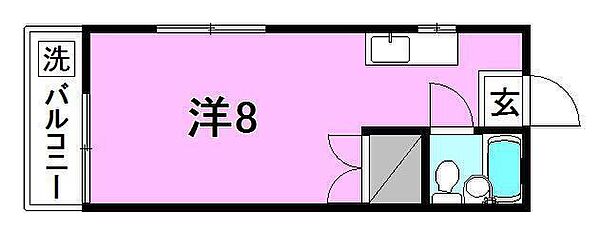 カーサジューロ 308 号室｜愛媛県松山市御幸1丁目(賃貸マンション1R・3階・16.82㎡)の写真 その2