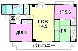 間取図画像 3LDK