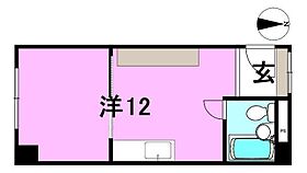 ミタライマンション 405 号室 ｜ 愛媛県松山市勝山町1丁目（賃貸マンション1R・4階・24.50㎡） その2