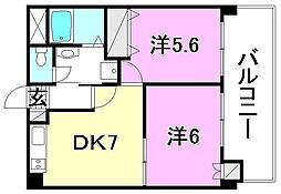 間取図画像 2DK