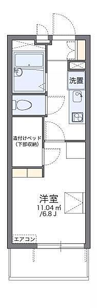 レオパレス辻町 202 号室｜愛媛県松山市辻町(賃貸マンション1K・2階・19.87㎡)の写真 その2